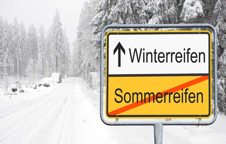 Wechsel von Sommer- zu Winterreifen